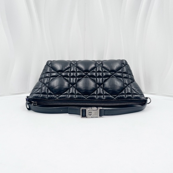 DIOR Travel Nomad Pouch Black Cannage Quilted Leather - Picture 5 of 9